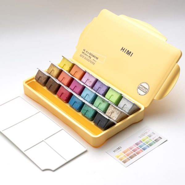 گواش ژله ای هیمی Himi ست 18 رنگ متالیک